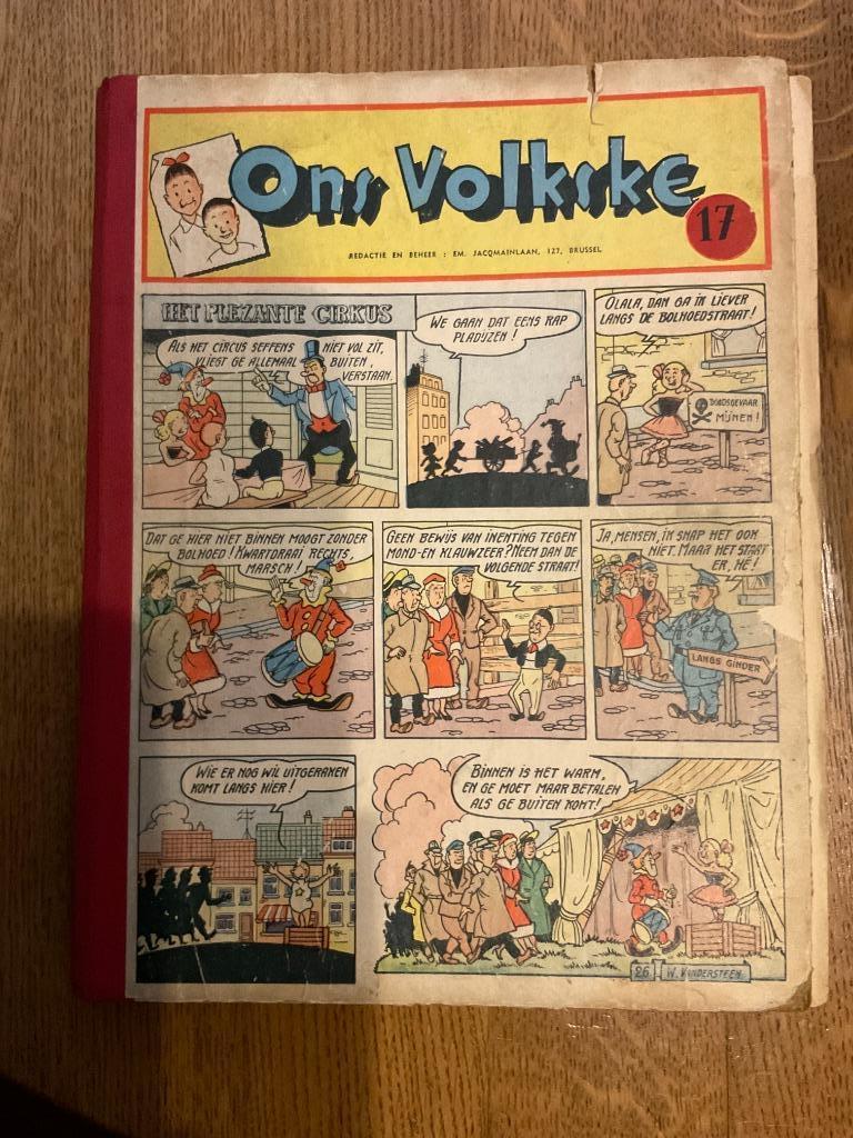 Verzamelalbum Ons Volkske nr 147 - 50s, Verzenden