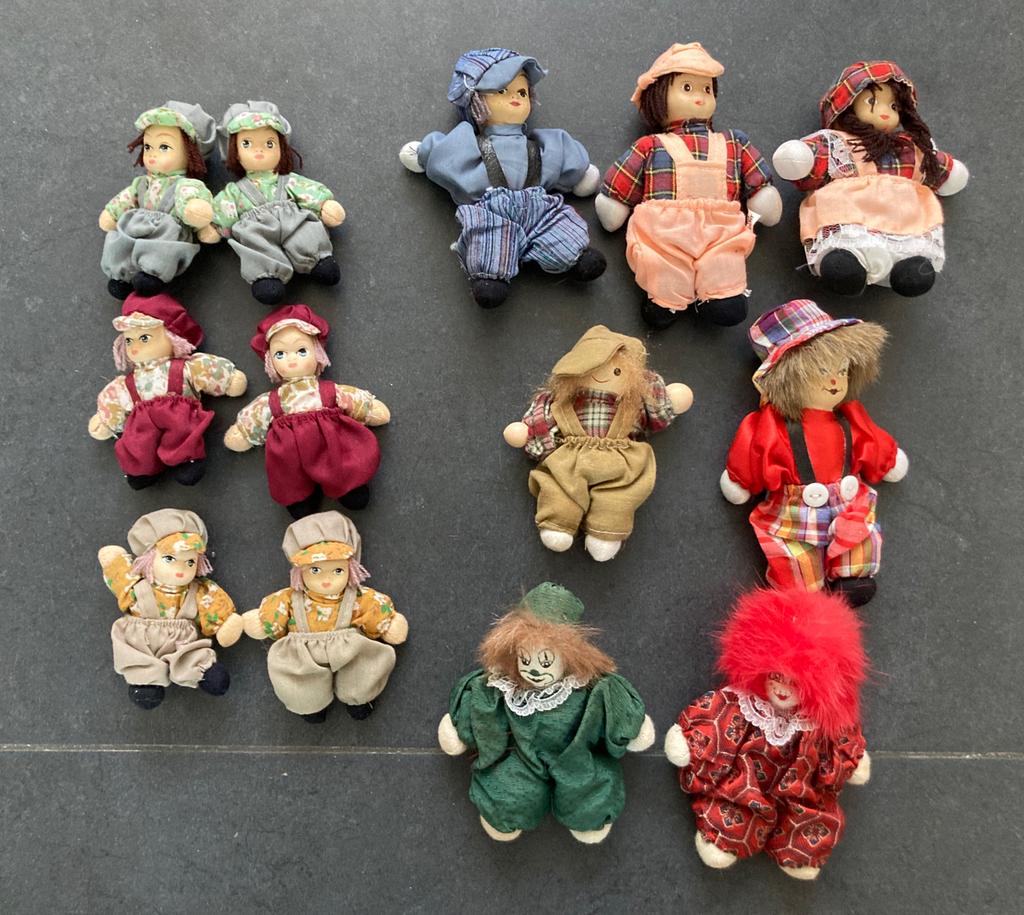 Popjes pop poppen (lot 14 stuks), Verzamelen, Ophalen of Verzenden, Nieuw, Pop