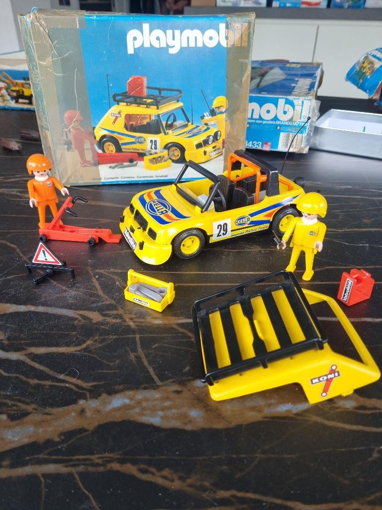 Playmobil cross auto 3524, Ophalen of Verzenden, Zo goed als nieuw, Complete set