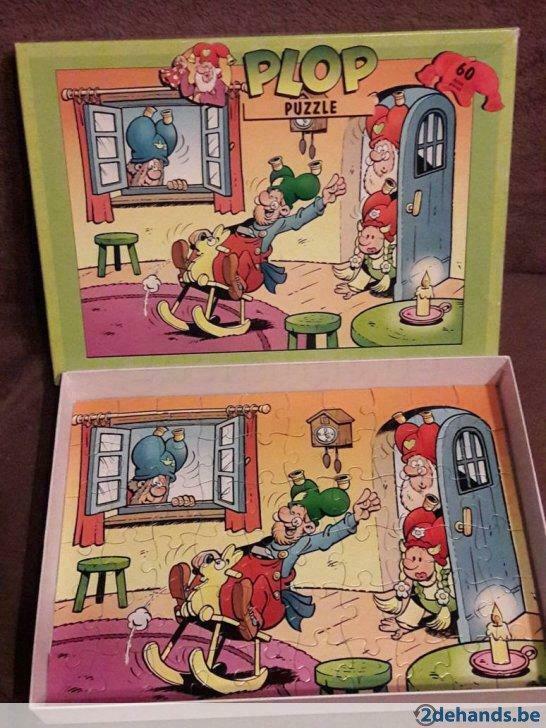 Puzzel van Plop en Hans en Grietje, Ophalen, Gebruikt