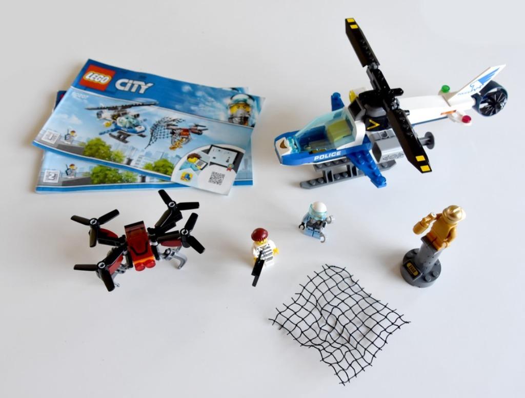 Lego Luchtpolitie drone achtervolging, Ophalen of Verzenden, Zo goed als nieuw, Complete set, Lego