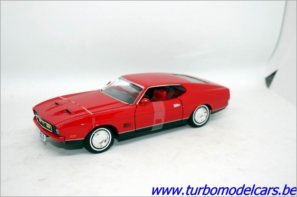 Ford Mustang Mach I 1971 James Bond 1/24 Motormax, Hobby en Vrije tijd, Modelauto's | 1:24, Verzenden, Nieuw, Auto, Motormax