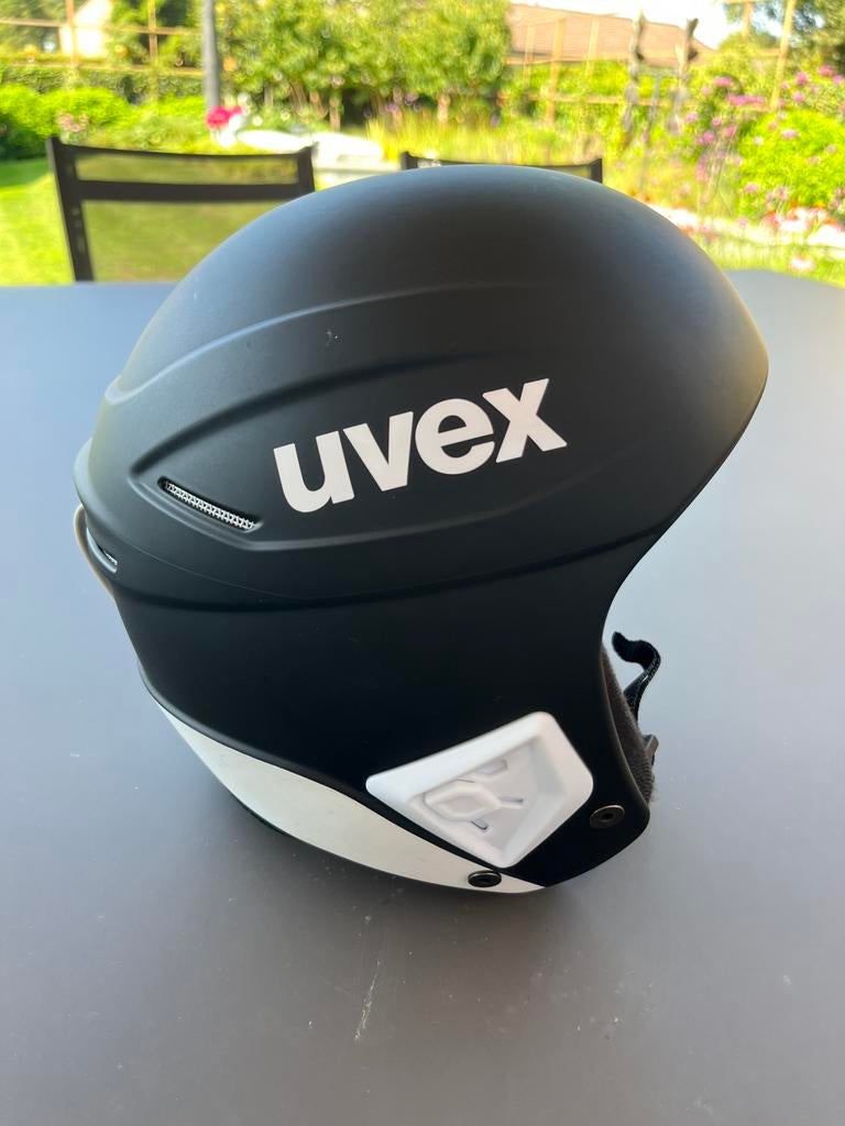 Uvex Race+ skihelm 55/56, Overige merken, Overige typen, Ophalen of Verzenden, Zo goed als nieuw