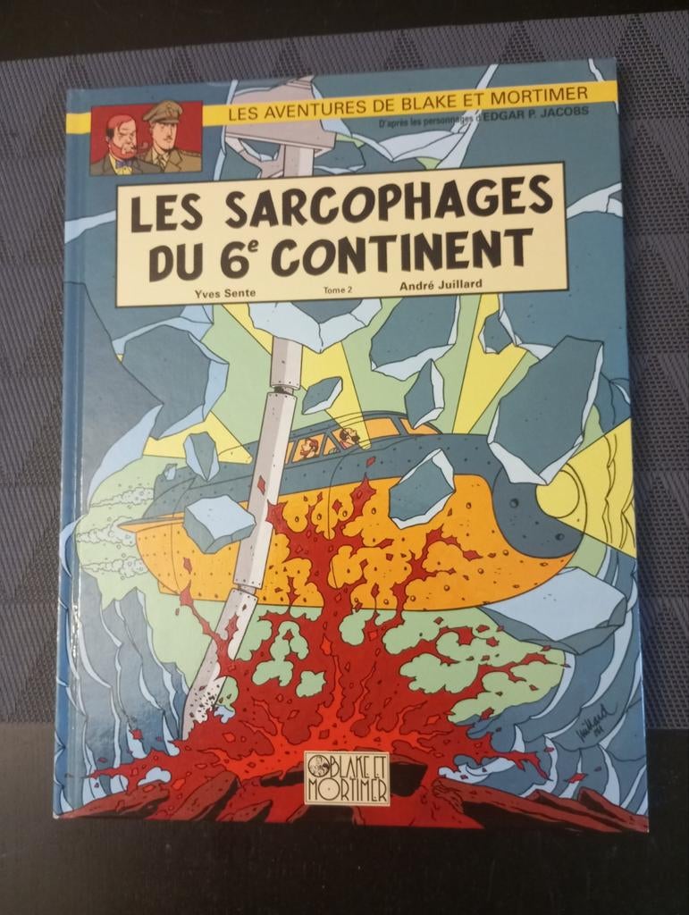 Blake et Mortimer les sarcophages du 6 continent tome 2.  2, Ophalen of Verzenden, Zo goed als nieuw