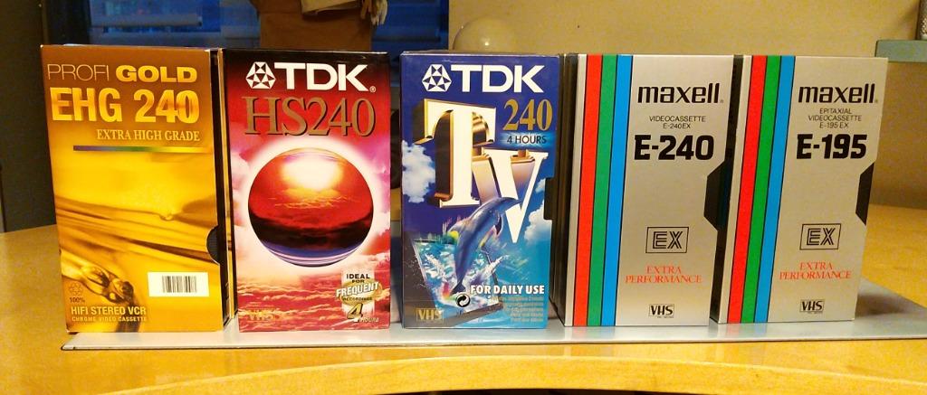 VHS-cassettes, Enlèvement ou Envoi
