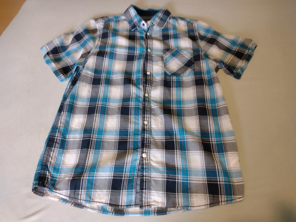 Hemd met korte mouw, maat 158/164, C&A, Overhemd of Blouse, Ophalen of Verzenden, Zo goed als nieuw