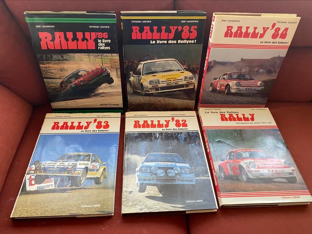 Het boek der rally's - complete collectie, Ophalen, Zo goed als nieuw