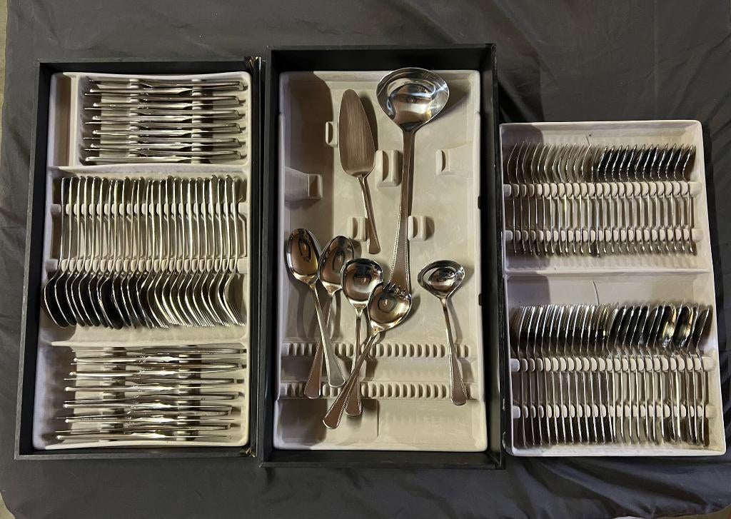 Bestek, Huis en Inrichting, Keuken | Bestek, Ophalen, Overige materialen, Gebruikt, Vaatwasserbestendig