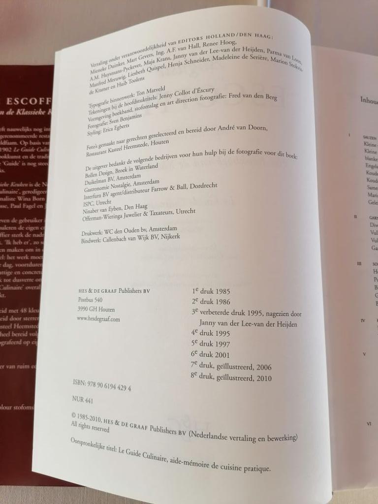 Kookboek August Escoffier, Boeken, Ophalen, Nieuw
