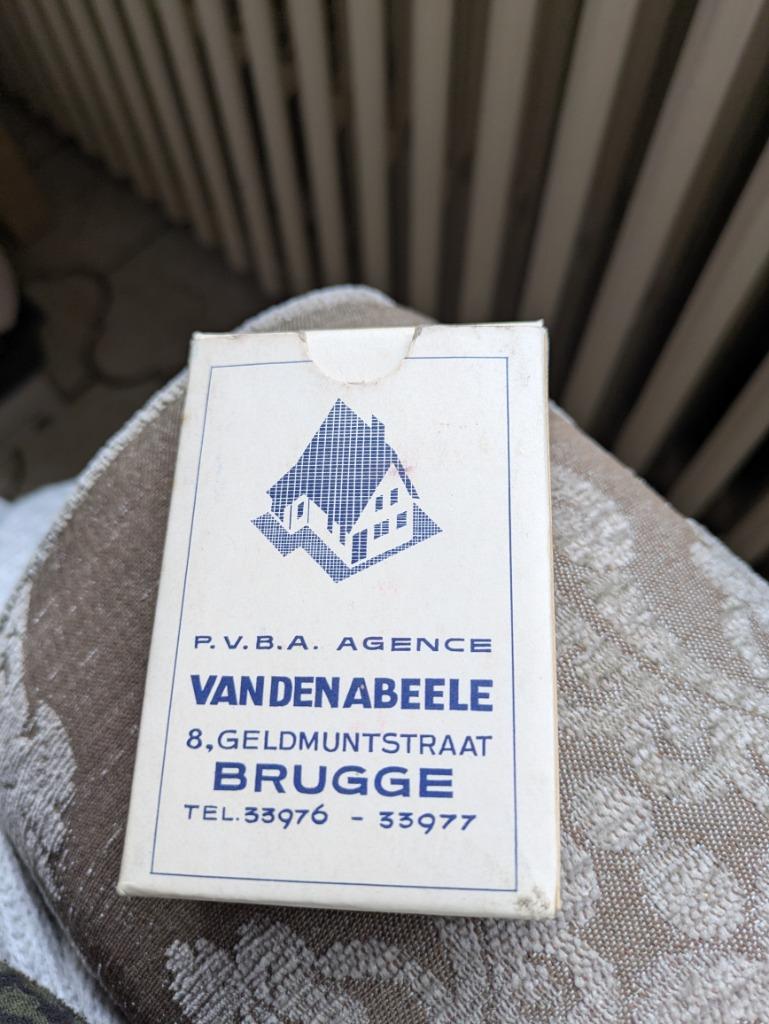 Pvba agence Vandenabeele, Ophalen of Verzenden, Zo goed als nieuw, Speelkaart(en)