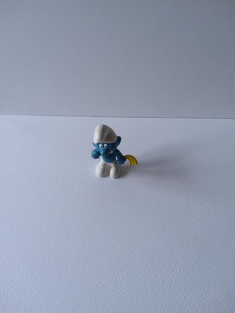 Trieste smurf, Verzamelen, Ophalen of Verzenden, Gebruikt, Poppetje, Figuurtje of Knuffel