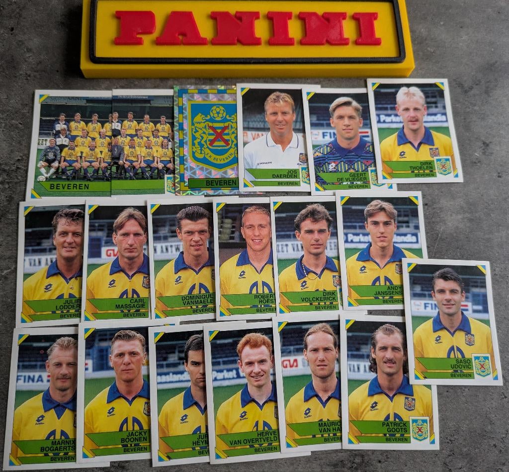 Panini FOOTBALL 95 19 STICKERS 1995  BEVEREN VOETBAL, Verzenden, Nieuw