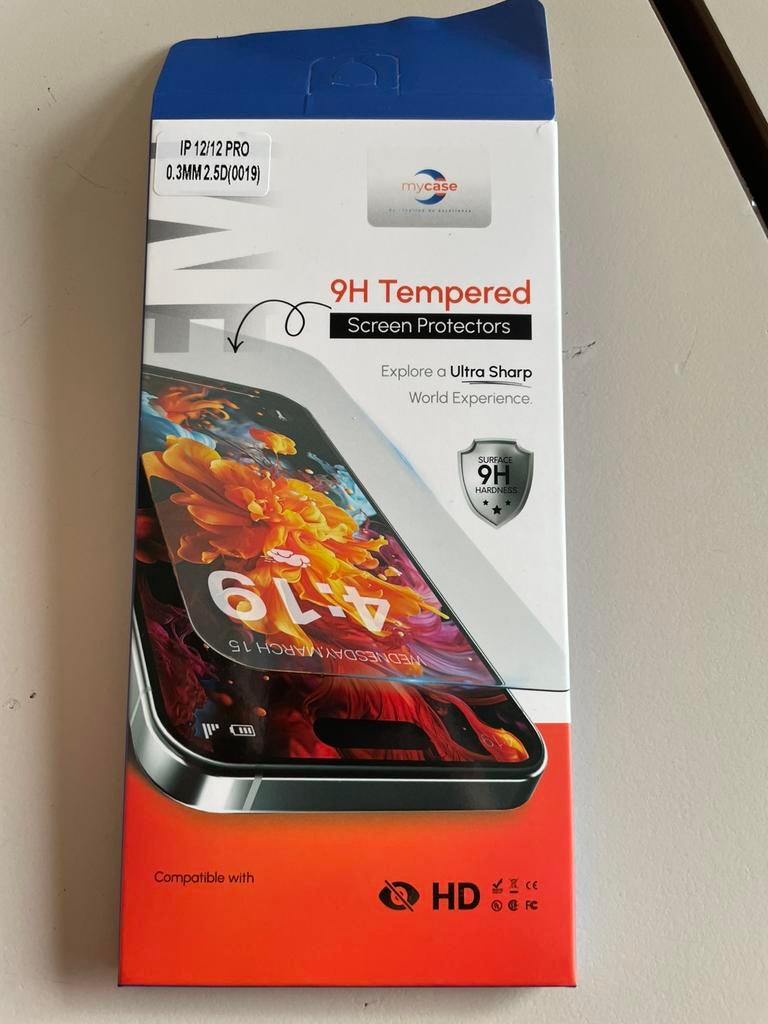 Screen protector Iphone 12/12PRO, Ophalen of Verzenden, Nieuw