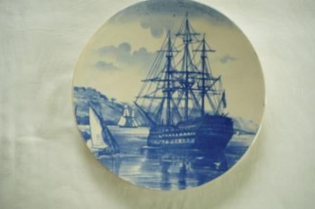 Ancienne assiette bateaux Villeroy & Boch, Antiquités & Art, Enlèvement ou Envoi