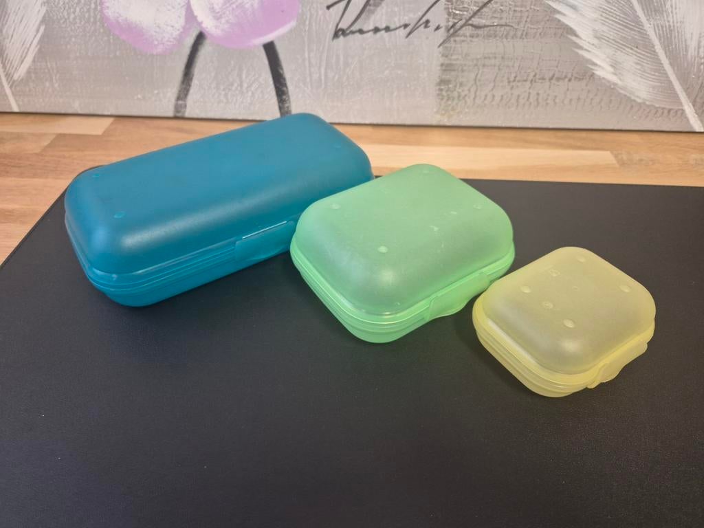 Boîtes à lunch/ collation Tupperware, Enlèvement, Utilisé, Boîte