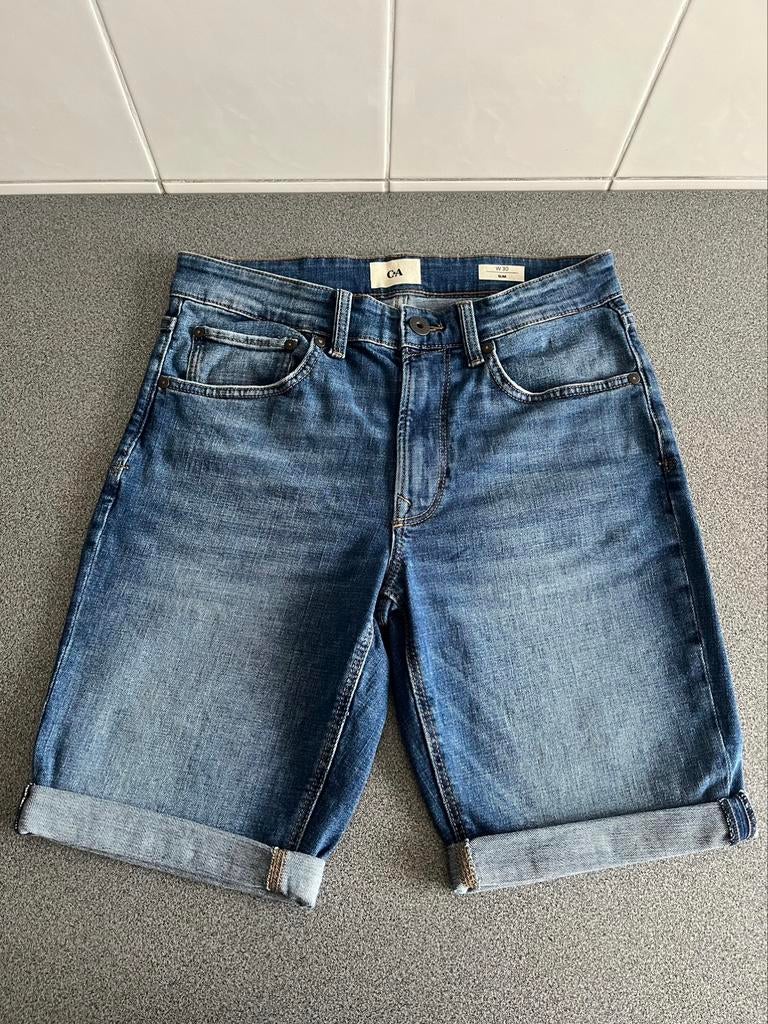 Jeansshort slim fit C&A - W30, Vêtements | Hommes, Jeans, Enlèvement ou Envoi, W32 (confection 46) ou plus petit, Bleu, Comme neuf
