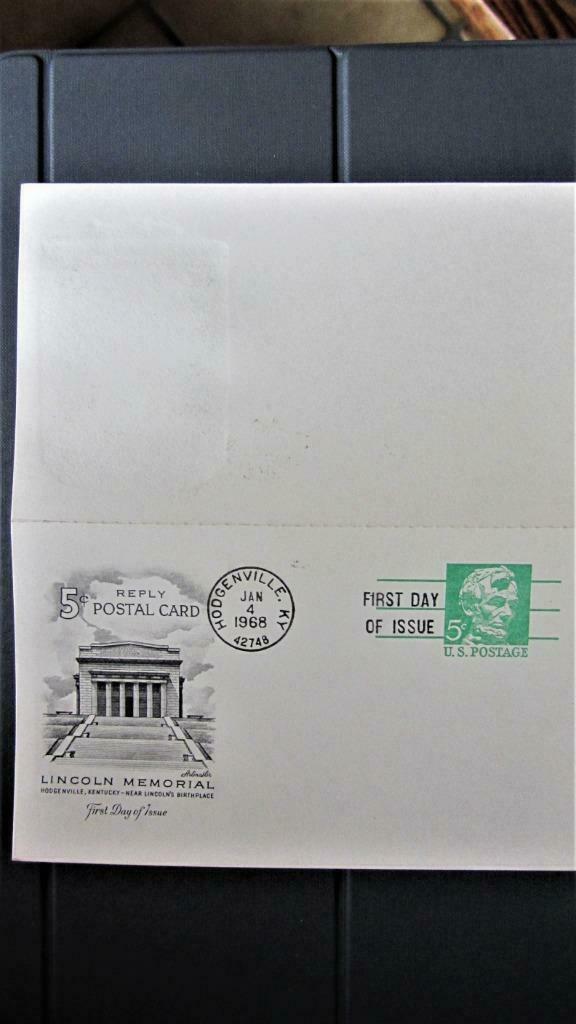 FDC OP KAART- PRESIDENTEN USA- PRESIDENT LINCOLN., Enlèvement ou Envoi, Affranchi, Autres thèmes