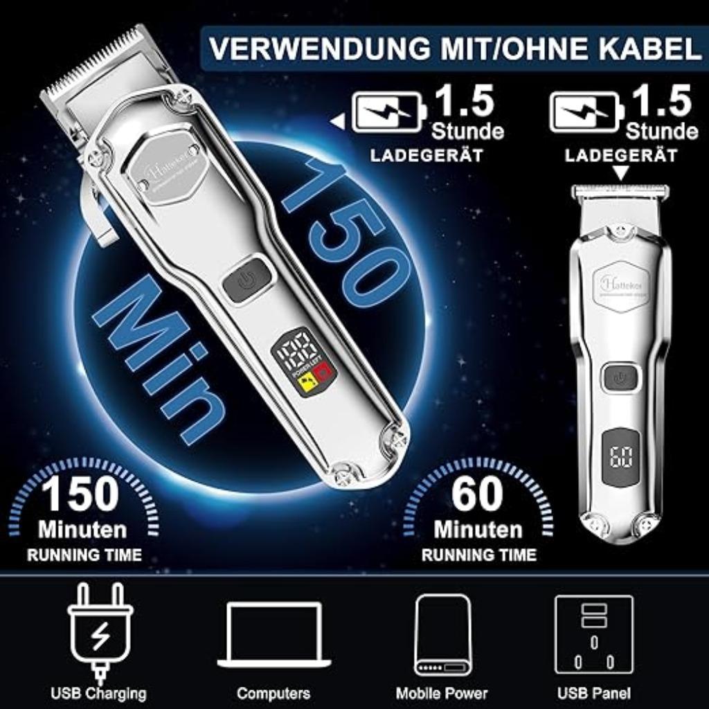 Tondeuse à cheveux professionnelle Hatteker LIVRAISON GRATUI, Envoi, Neuf, Tondeuse