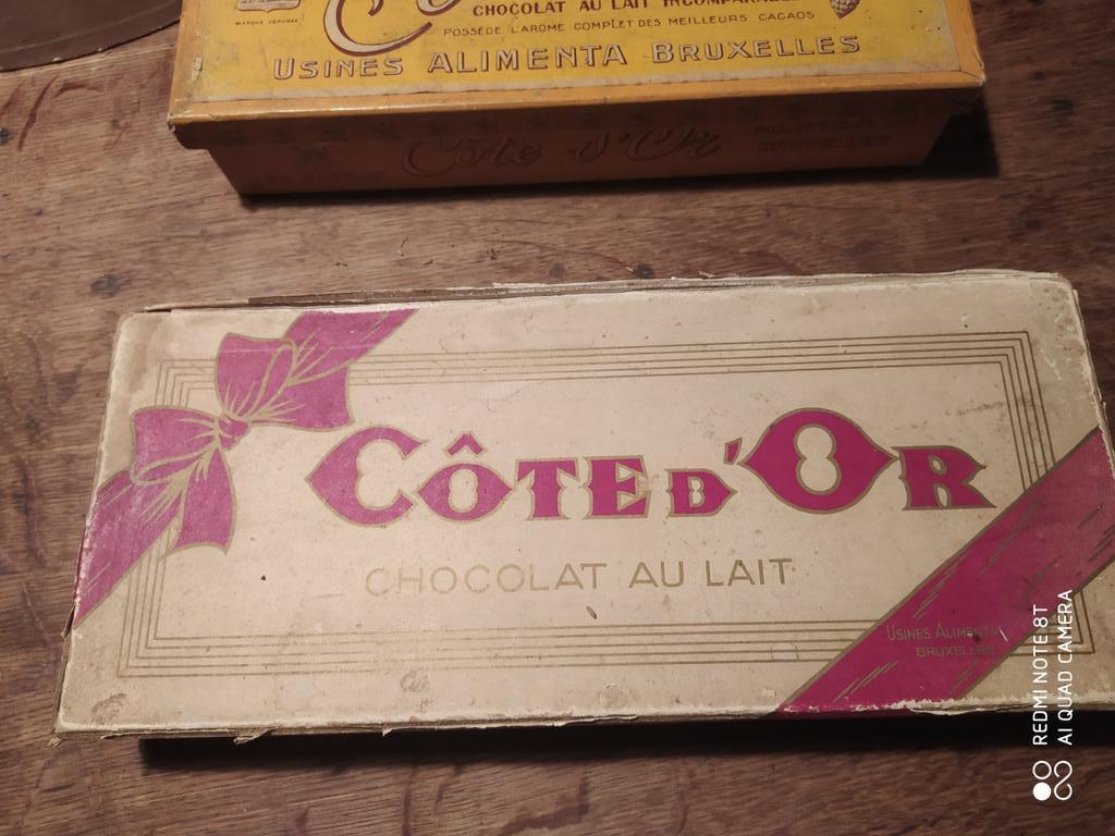 cote d or zeer oude doos vintage, Verzamelen, Merken en Reclamevoorwerpen, Ophalen of Verzenden, Gebruikt, Verpakking