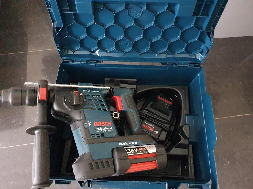 Bosch Blauw GBH 36 VF-LI Plus Professionele Accuboorhamer |, Doe-het-zelf en Bouw, Ophalen, Zo goed als nieuw, 600 watt of meer