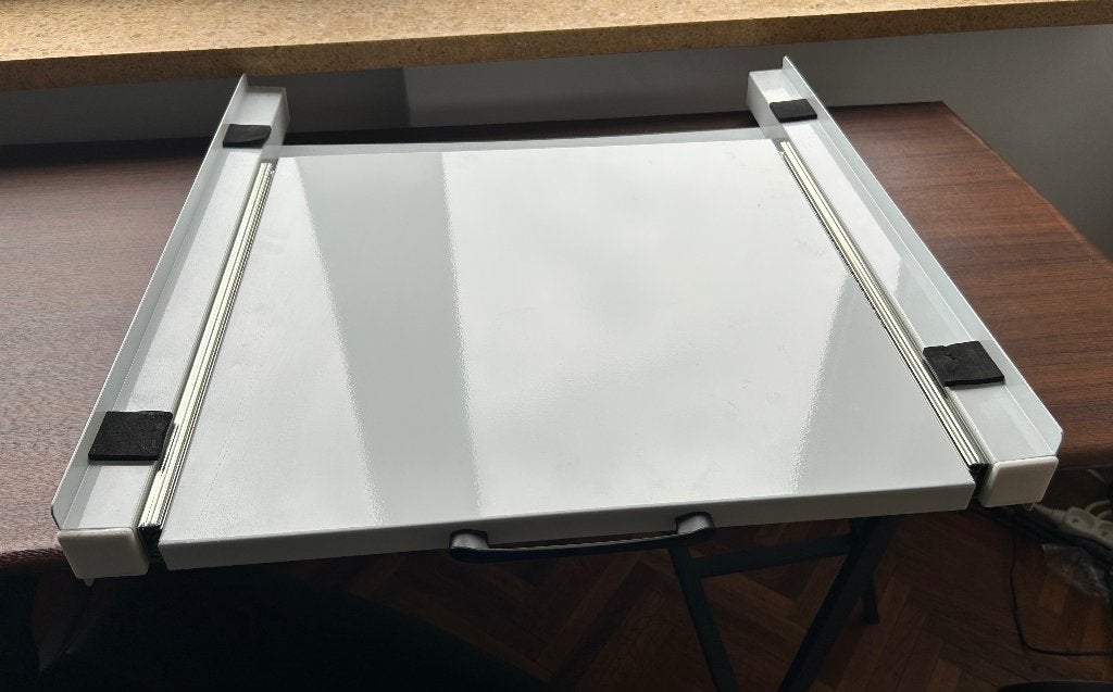Tussenstuk Wasmachine & Droger met Uitschuifbare Plank XL, Electroménager, Enlèvement ou Envoi, Comme neuf