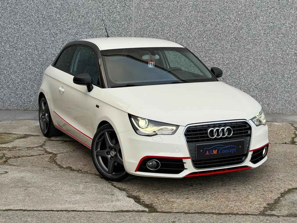 Audi A1 1.4 TFSI essence MTM 2011 LED/Xenon/ Garantie 12 moi, Euro 5, A1, Zwart, Wit