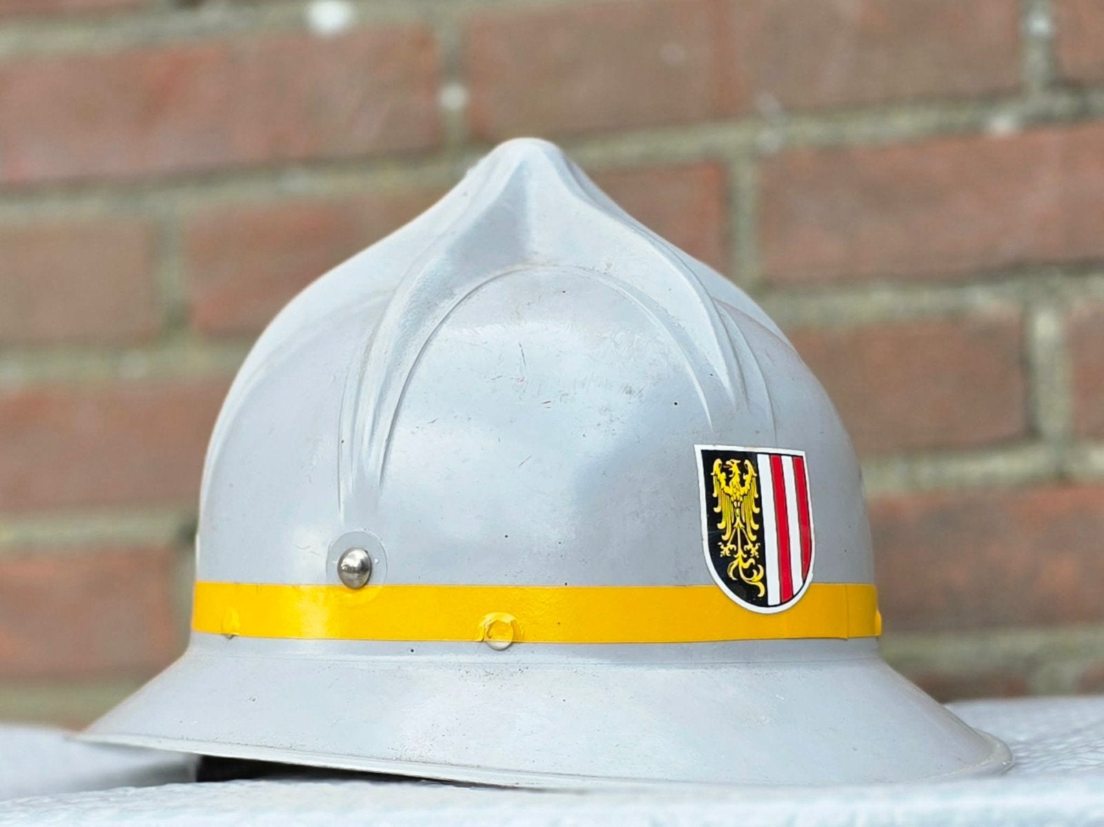 Casque de sapeurs-pompiers autrichiens (casque pompier), Collections, Enlèvement ou Envoi