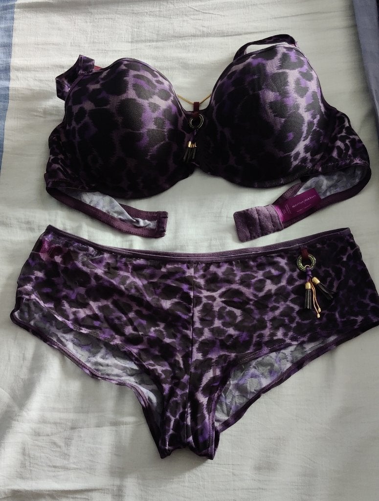 Marlies Dekkers set 90 d en l en gratis een extra BH, Kleding | Dames, Marlies Dekkers, Ophalen of Verzenden, Paars, BH