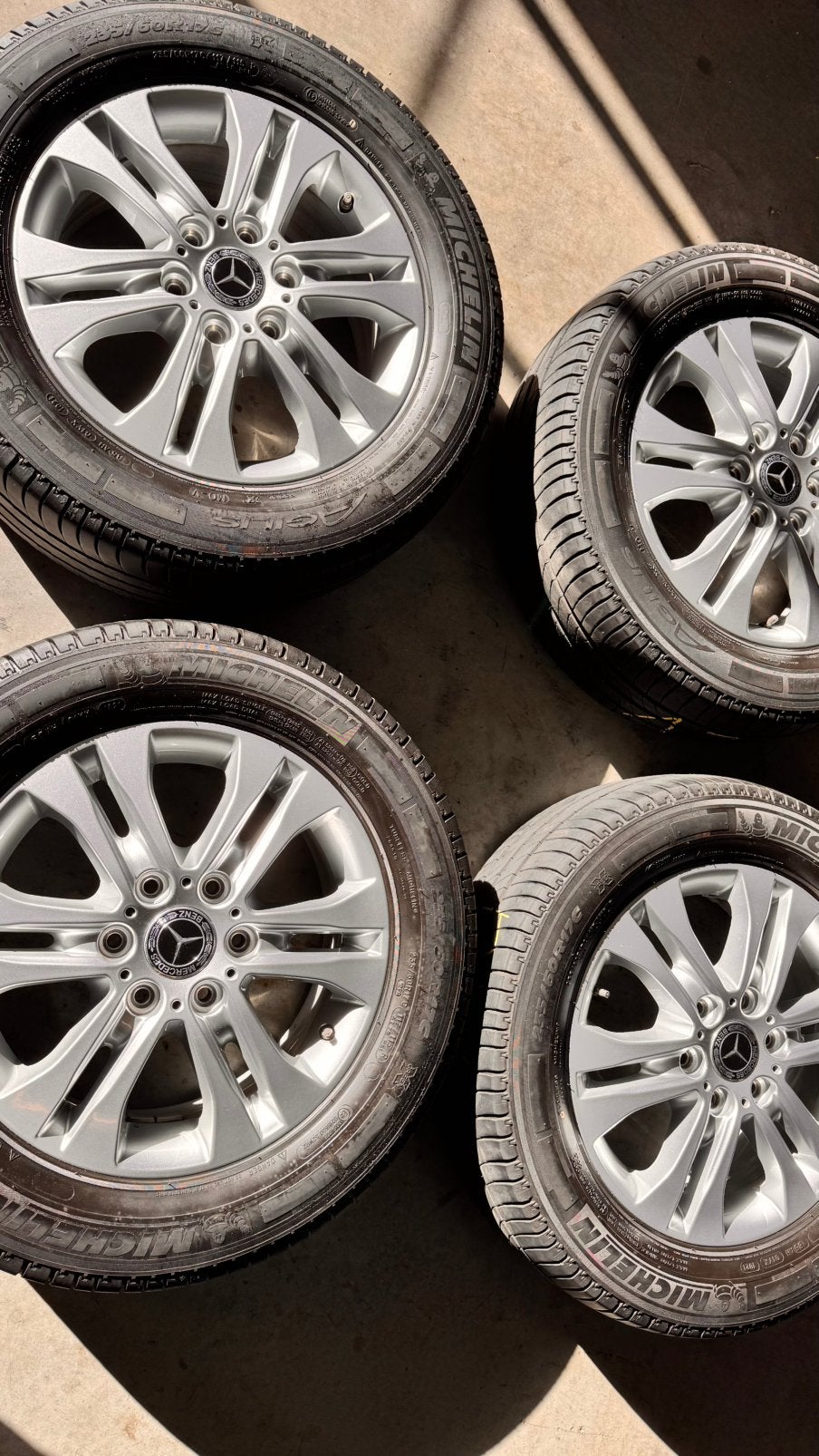 2x MB Sprinter 16" +17" : Michelin AGI + Continental 4 saisn, Neuf, Pneus et Jantes, 4 Saisons, 16 pouces