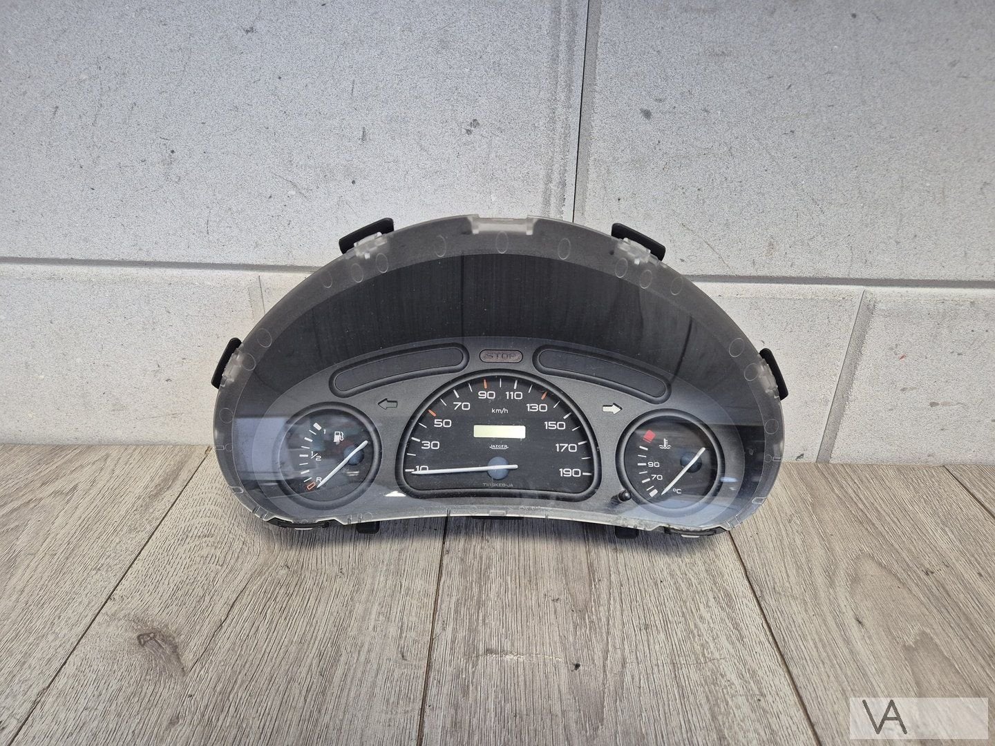Tellerklok cockpit voor Peugeot 206 1998 - 2002 9634960980, Auto-onderdelen, Gebruikt, -, -, Ophalen of Verzenden