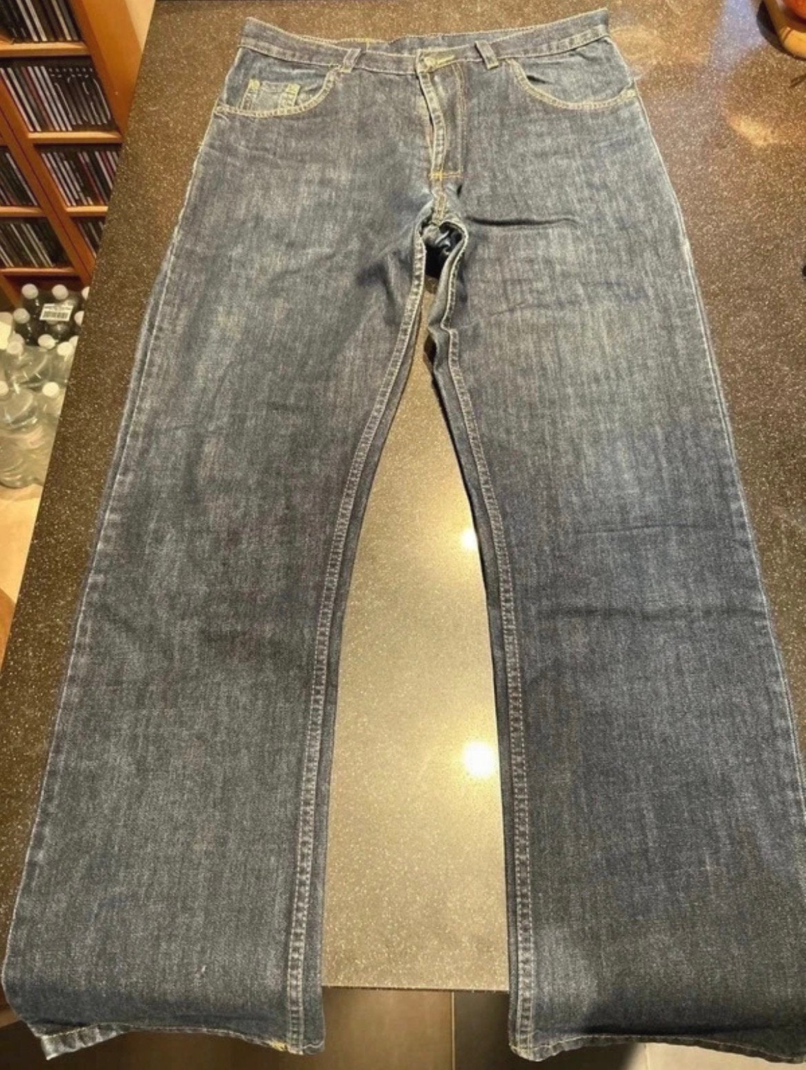 Levi's 501 jeans W32 L30 met rits heren spijkerbroek, Ophalen, Gedragen, Blauw