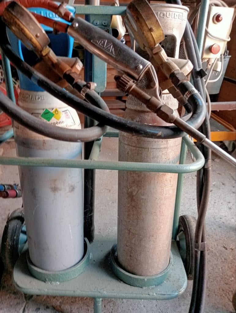 Poste de soudage autogène ou oxyacétylénique complet, Enlèvement