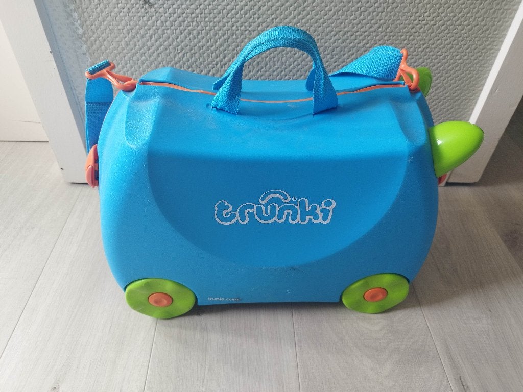Trunki Reiskoffer & Handbagage Kinderen, Gebruikt, Hard kunststof, Slot, Minder dan 50 cm