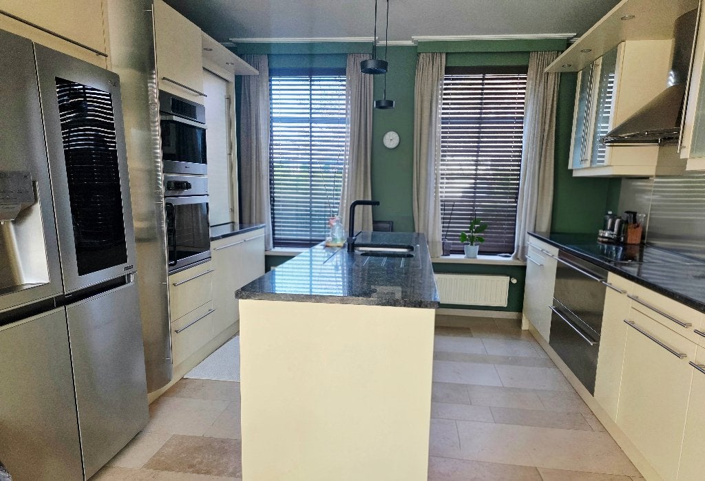 Keuken te koop - graniet bovenblad, Huis en Inrichting, Ophalen, Gebruikt, Graniet of Steen, Dubbelwandige keuken