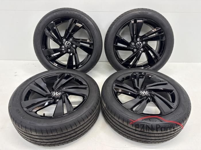 VW T-Roc Facelift R-line Nevada Velgenset Black Zwart 18" 21, Auto-onderdelen, Banden en Velgen, Ophalen of Verzenden, Nieuw, Overig