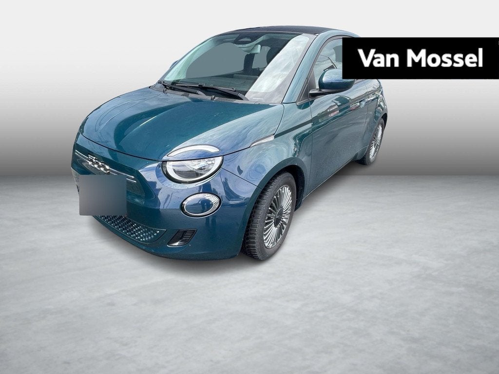Fiat 500e 500e 42 kWh Icon, 4 zetels, Stof, Blauw, 1365 kg