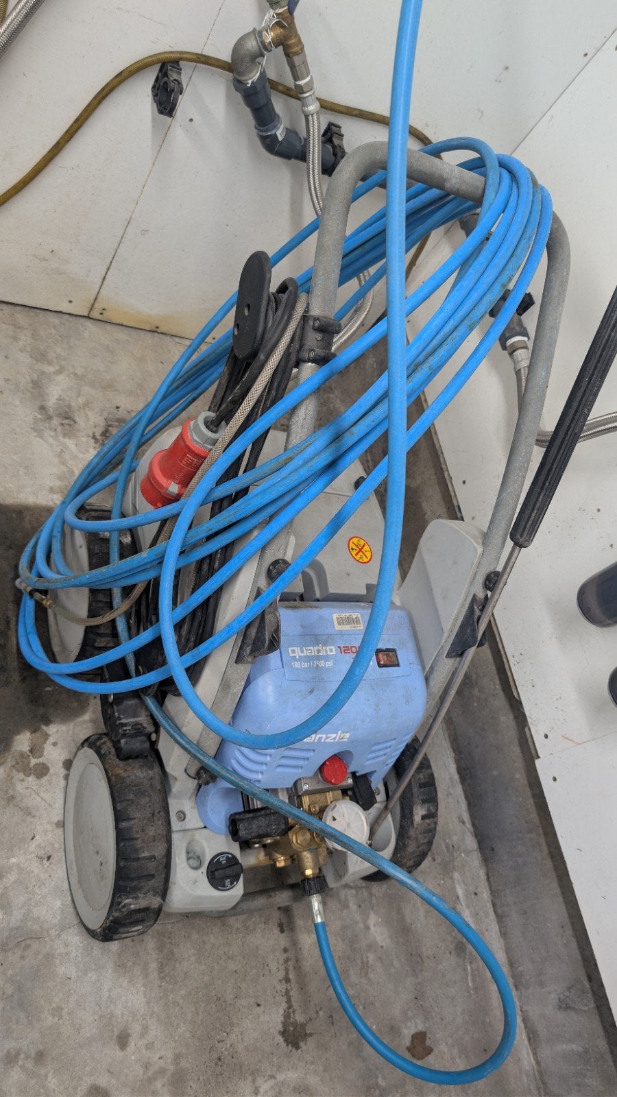 Quadro 1200 TST, Jardin & Terrasse, Nettoyeurs haute pression, Utilisé, Électrique, Avec pression d'eau réglable, Avec arrêt et démarrage automatiques