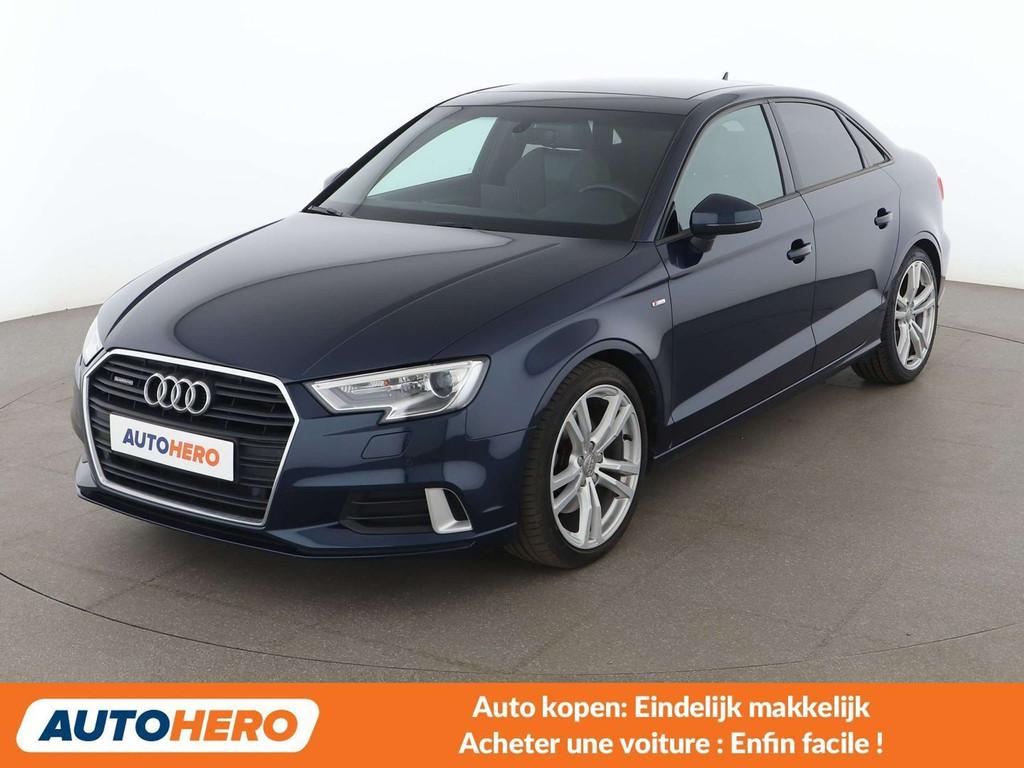 Audi A3 2.0 TDI quattro Sport (bj 2017), Auto's, 4 deurs, Gebruikt, Blauw, 127 g/km