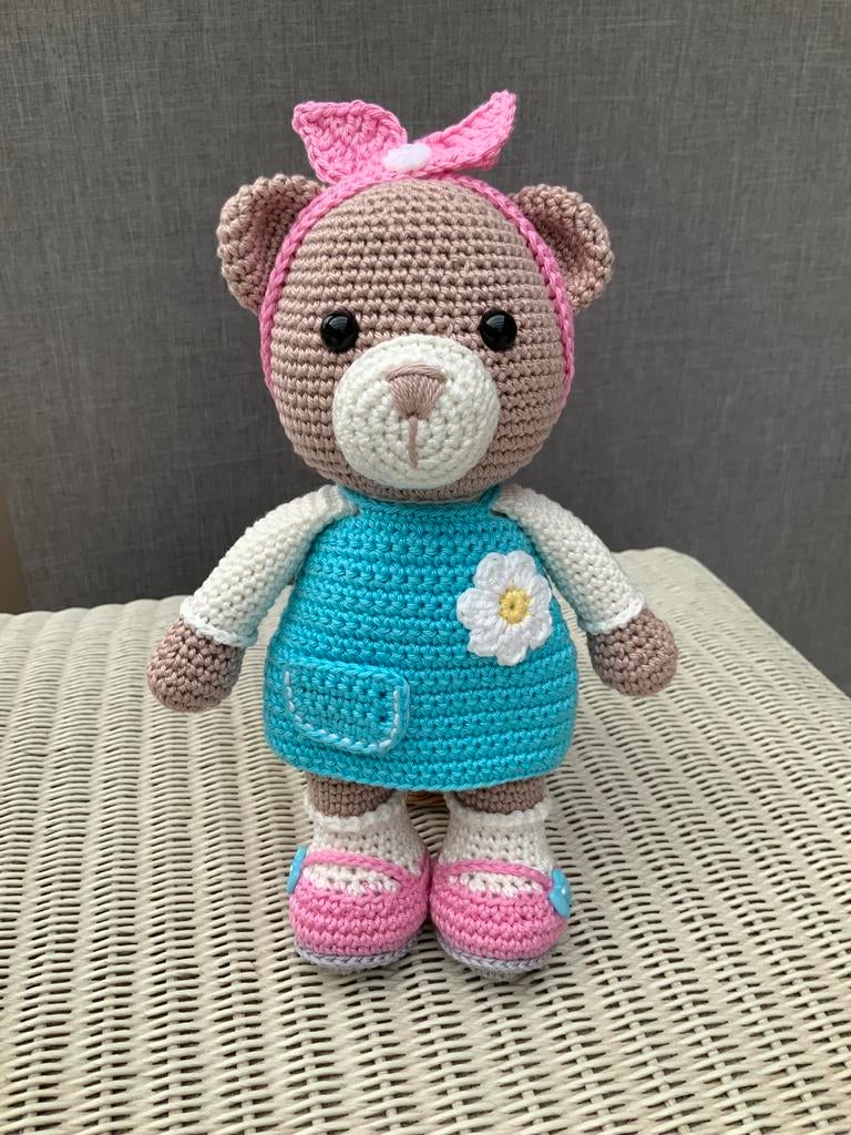 Leuk beertje ( hanwerk - amigurumi), Hobby en Vrije tijd, Breien en Haken, Ophalen of Verzenden, Nieuw