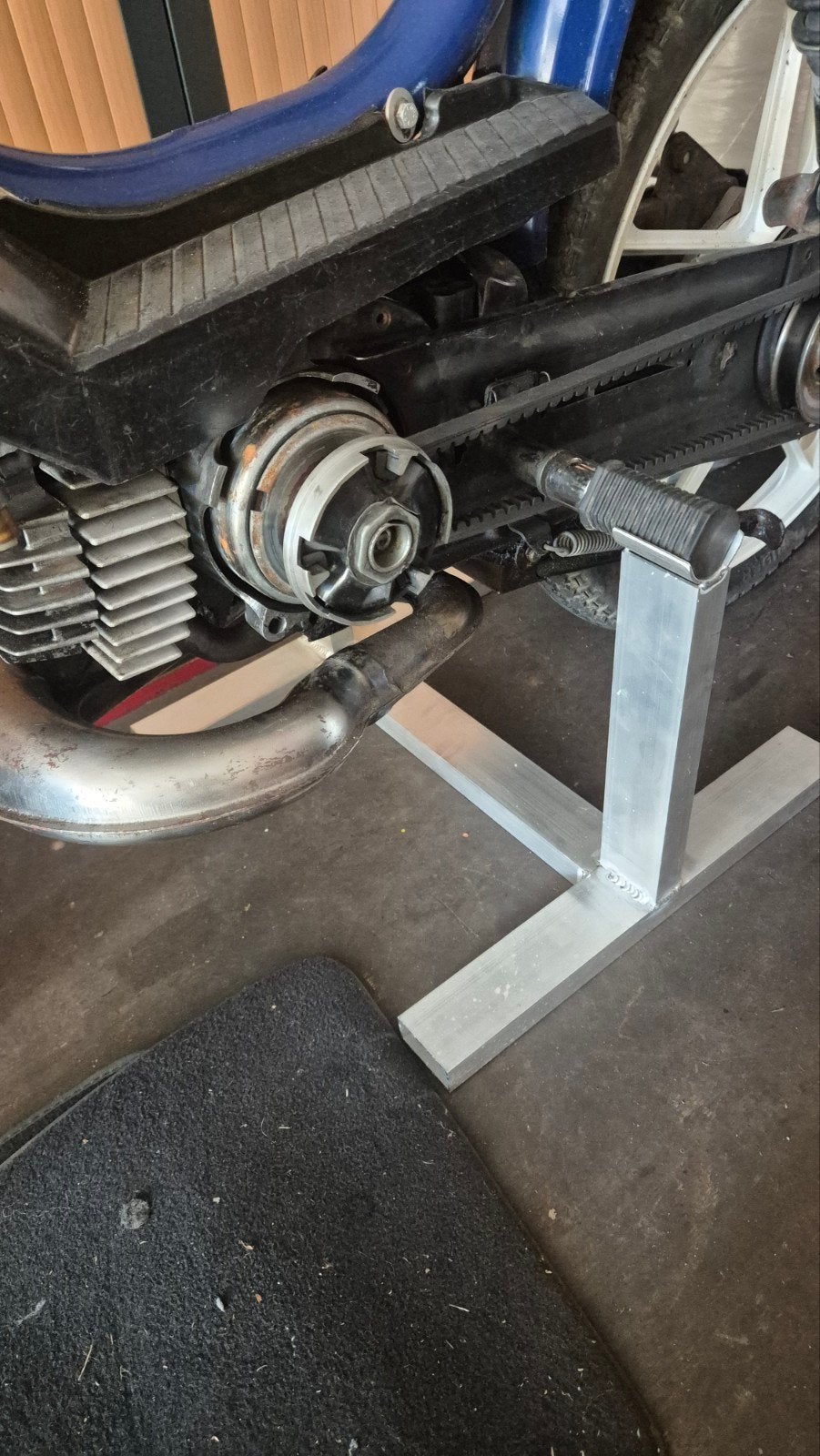 Honda camino voormotor, Ophalen