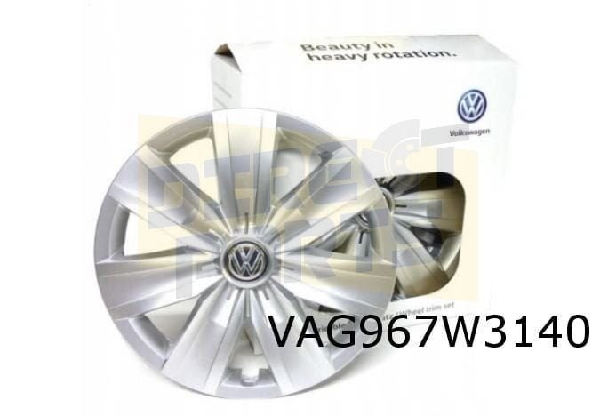 Volkswagen Wieldoppen set (4x) 16'' inch Origineel! 2GA07145, Autos : Divers, Enjoliveurs, Neuf, -, -, -