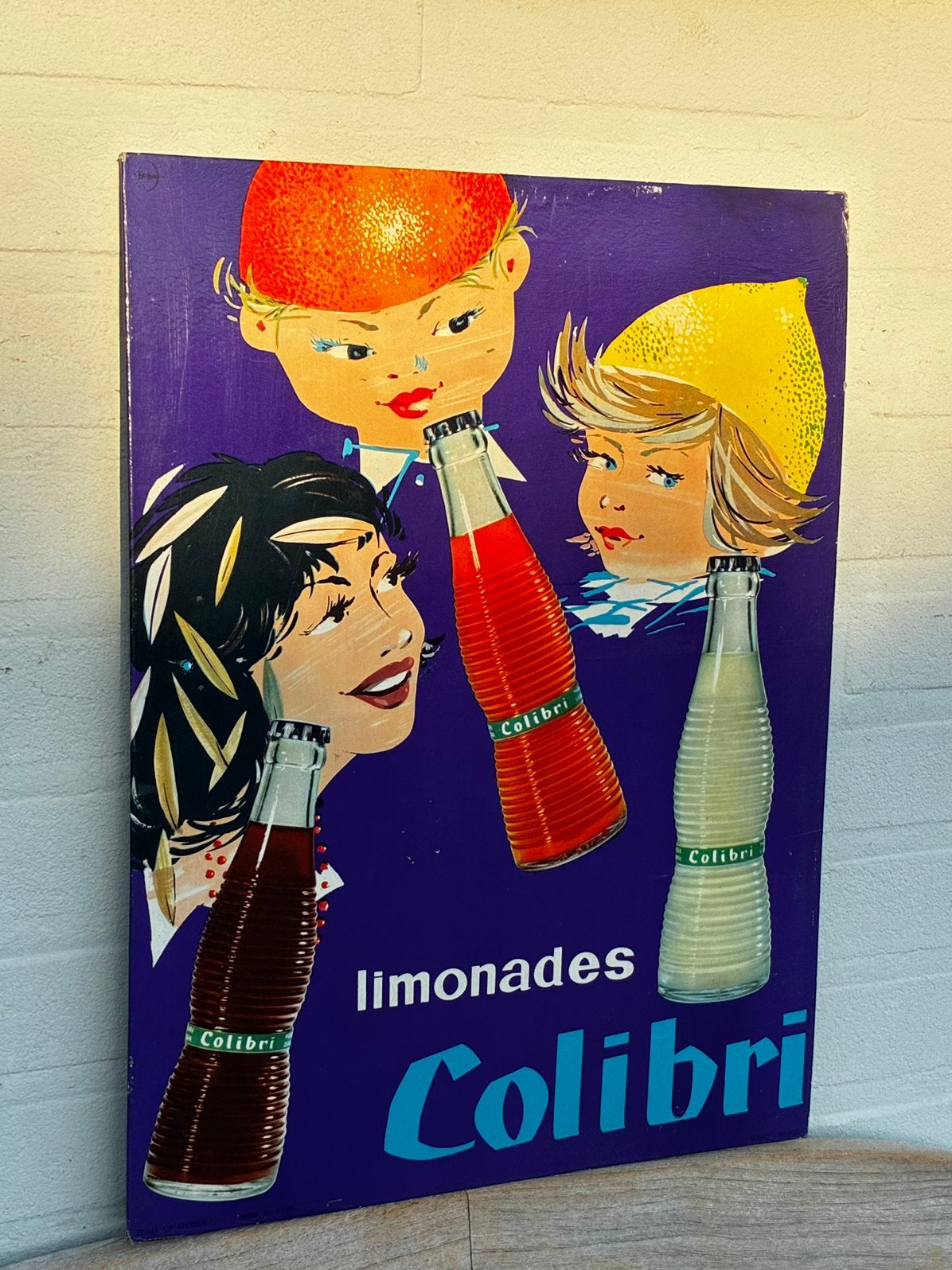 Limonade bordje, Enlèvement, Comme neuf