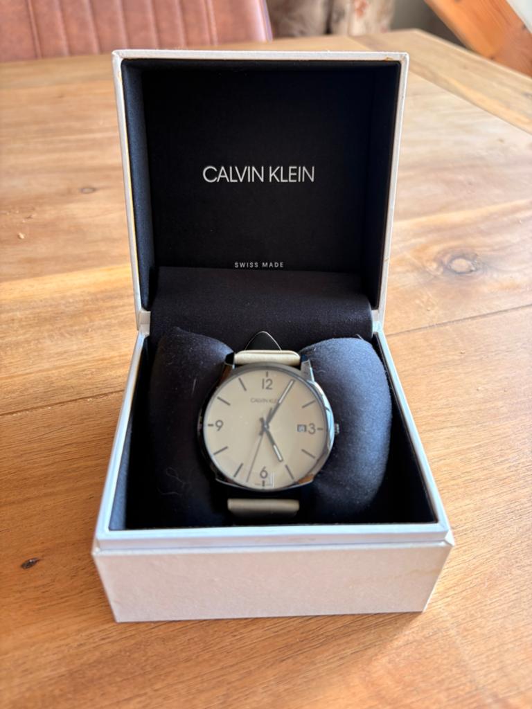 Calvin klein horloge, Ophalen, Zo goed als nieuw, Polshorloge, Overige merken