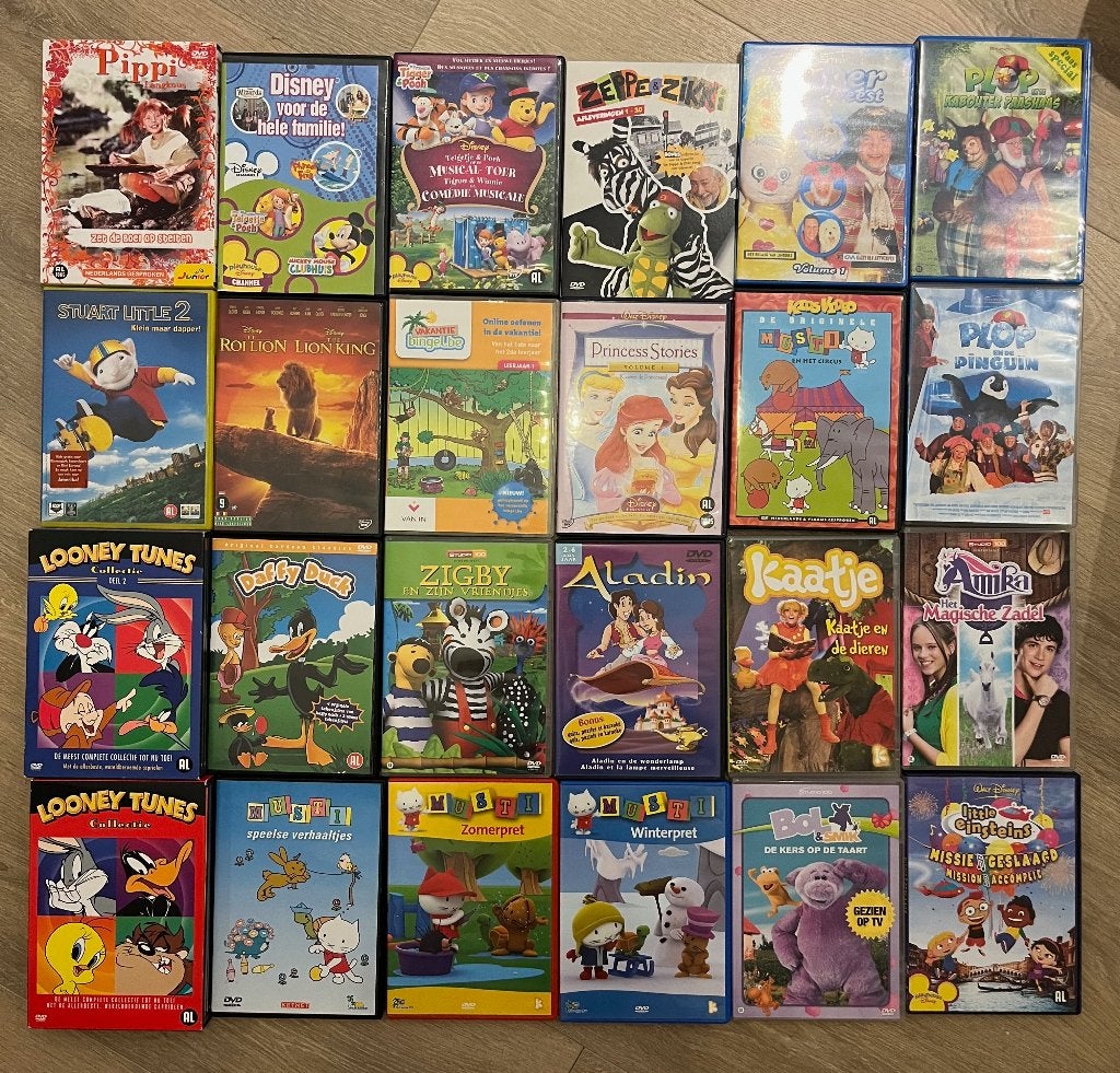 Lot kids dvd's, Enlèvement