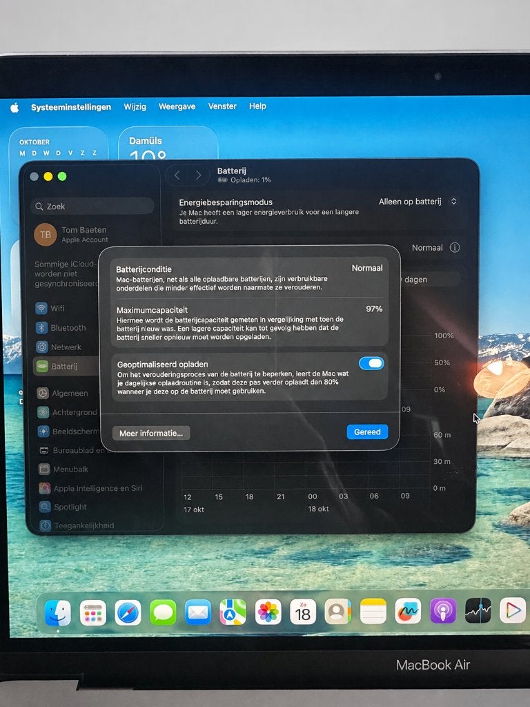 MacBook Air M1 256 GB 97% batterij! – Magic Mouse etc..., Computers en Software, Ophalen, 256 GB, 8 GB, 13 inch