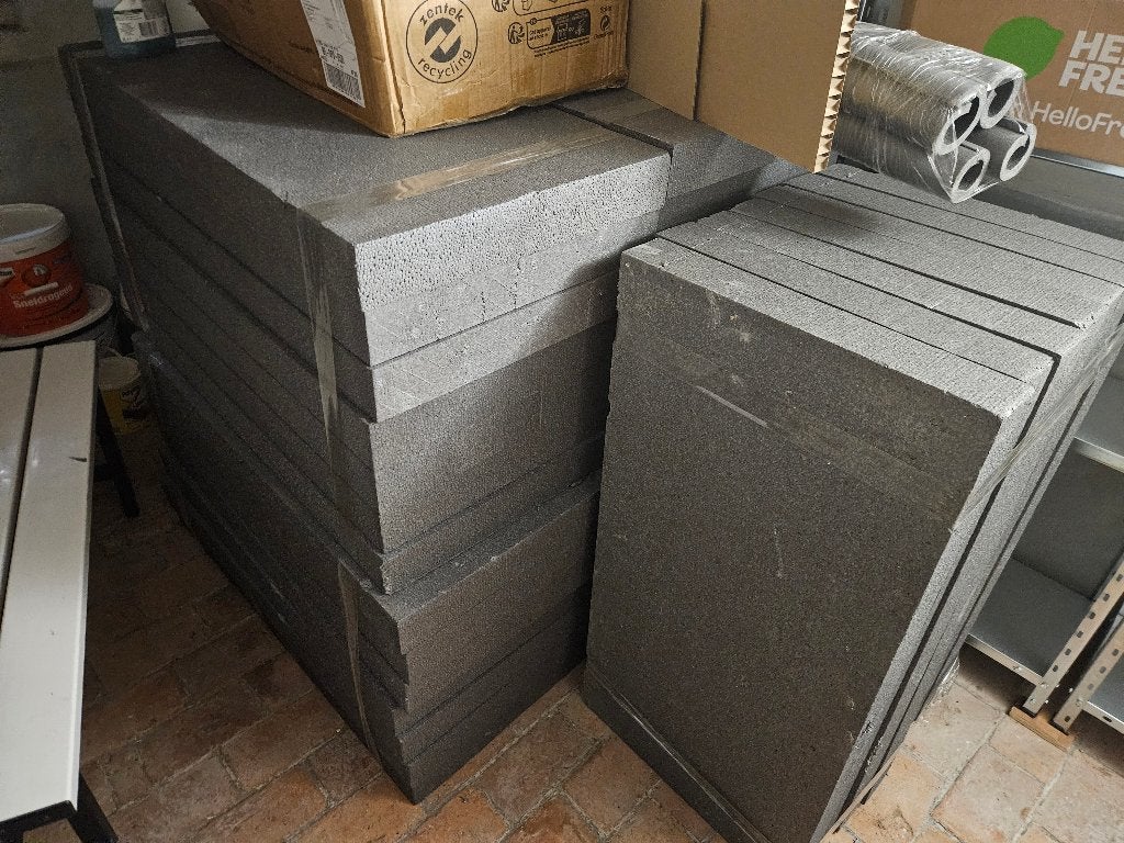 EPS isolatie 8cm - 17.5m2 - nieuw, Ophalen, Nieuw, 15 m² of meer, Muurisolatie
