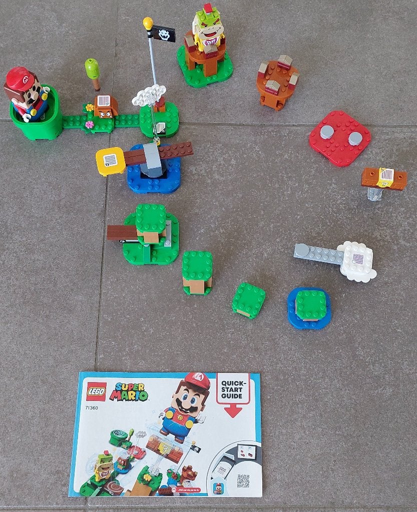 LEGO Avonturen met Mario startset + Uitbreidingsset Piranha, Ophalen, Inclusief instructies, Lego, Zo goed als nieuw