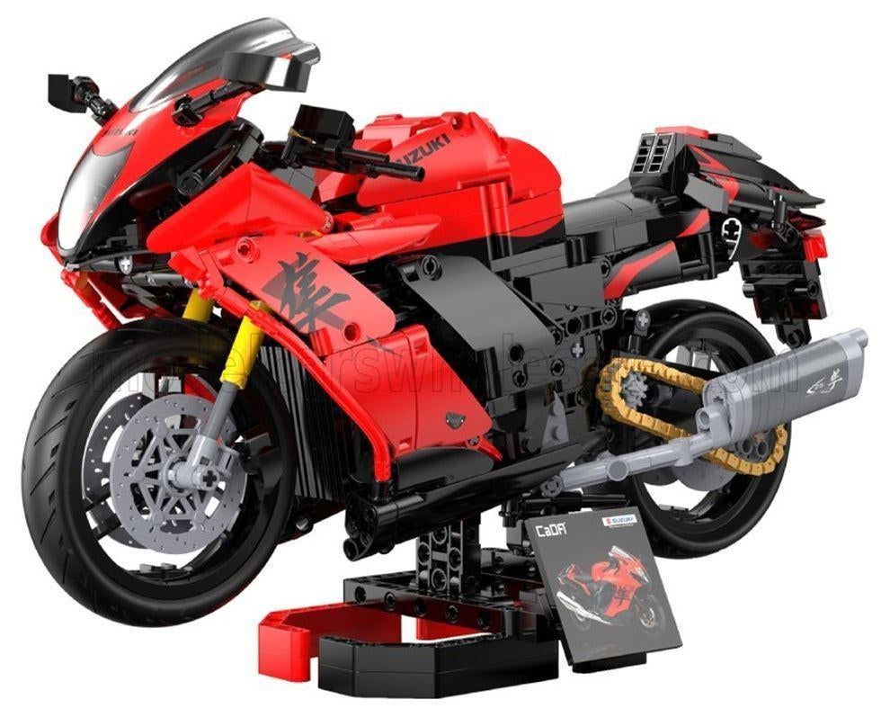 Suzuki Hayabusa 1:6 1043 pcs., Hobby en Vrije tijd, Modelbouw | Auto's en Voertuigen, Ophalen of Verzenden, Nieuw, Groter dan 1:32