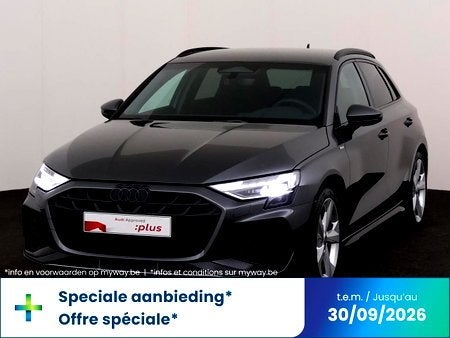 Audi A3 Sportback 30 TFSI S line S tronic, Autos, Audi, Argent ou Gris, Achat, https://public.car-pass.be/vhr/770bbadf-641b-4620-9fc9-e0f5200ce9fb
