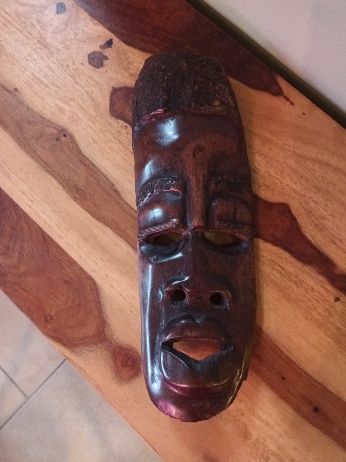 Afrikaans masker, Antiek en Kunst, Ophalen of Verzenden, Masker, Hout